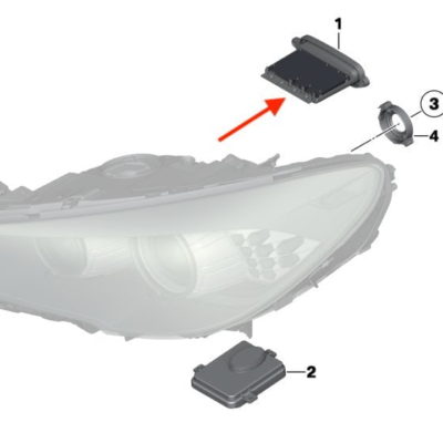 Module tms 63117316217 bmw serie 5 F10 F11 F07 xenon ahl